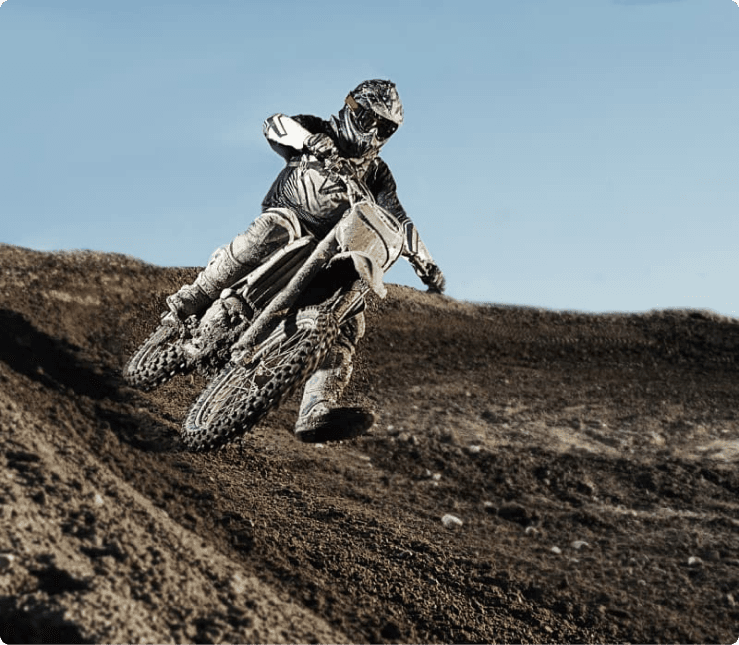 Racing action